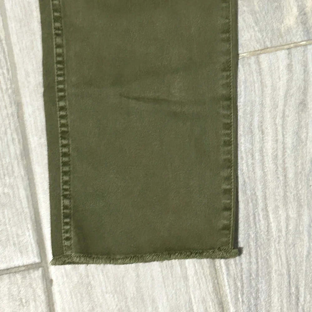 NWOT! Women's Madewell Slim Straight Olive Utility Pant - 25 - Picture 14 of 15